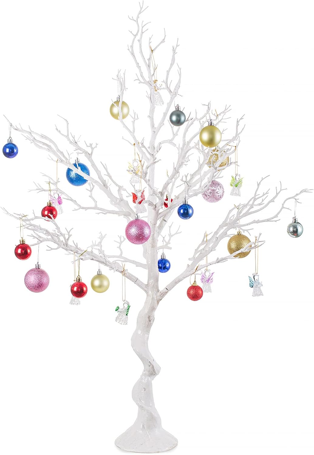 NUPTIO White Christmas Tree Branch Artificial 31.5 inch Tall Manzanita Tree Halloween Centerpiece Wedding Centerpieces for Tables, Decorative Ornament Display Tree for Decoration Weddings (1 Pc)